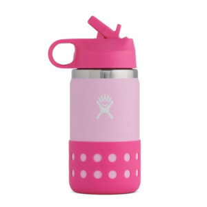 HYDRO FLASK - 12 Oz KIDS WIDE MOUTH STRAW LID AND BOOT-PLUMERIA