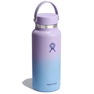 HYDRO FLASK - 32 OZ STANDARD MOUTH WITH GRAPHIC AND FLEX CAP-AURORA