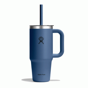 HYDRO FLASK - 24 OZ TRAVEL TUMBLER CLEAR LID-HARBOR BLUE