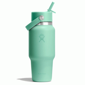 HYDRO FLASK - 24 OZ WIDE FLEX STRAW TRAVEL BOTTLE-MERMAID GREEN