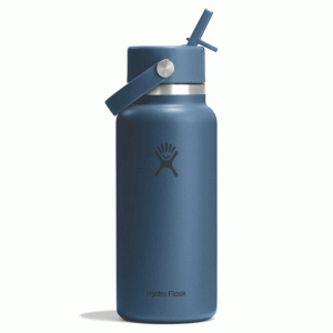 HYDRO FLASK - 32 OZ WIDE FLEX STRAW CAP-HARBOR BLUE