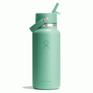 HYDRO FLASK - 32 OZ WIDE FLEX STRAW CAP-MERMAID GREEN