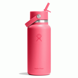 HYDRO FLASK - 32 OZ WIDE FLEX STRAW CAP-POPSTAR PINK